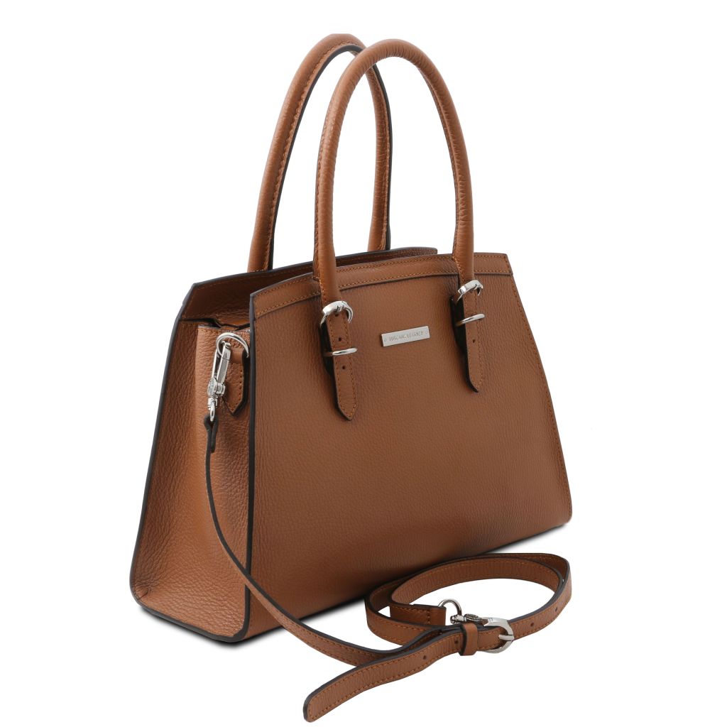 tl-bag-leather-handbag-tl142147 - Konjakki - kuva 2