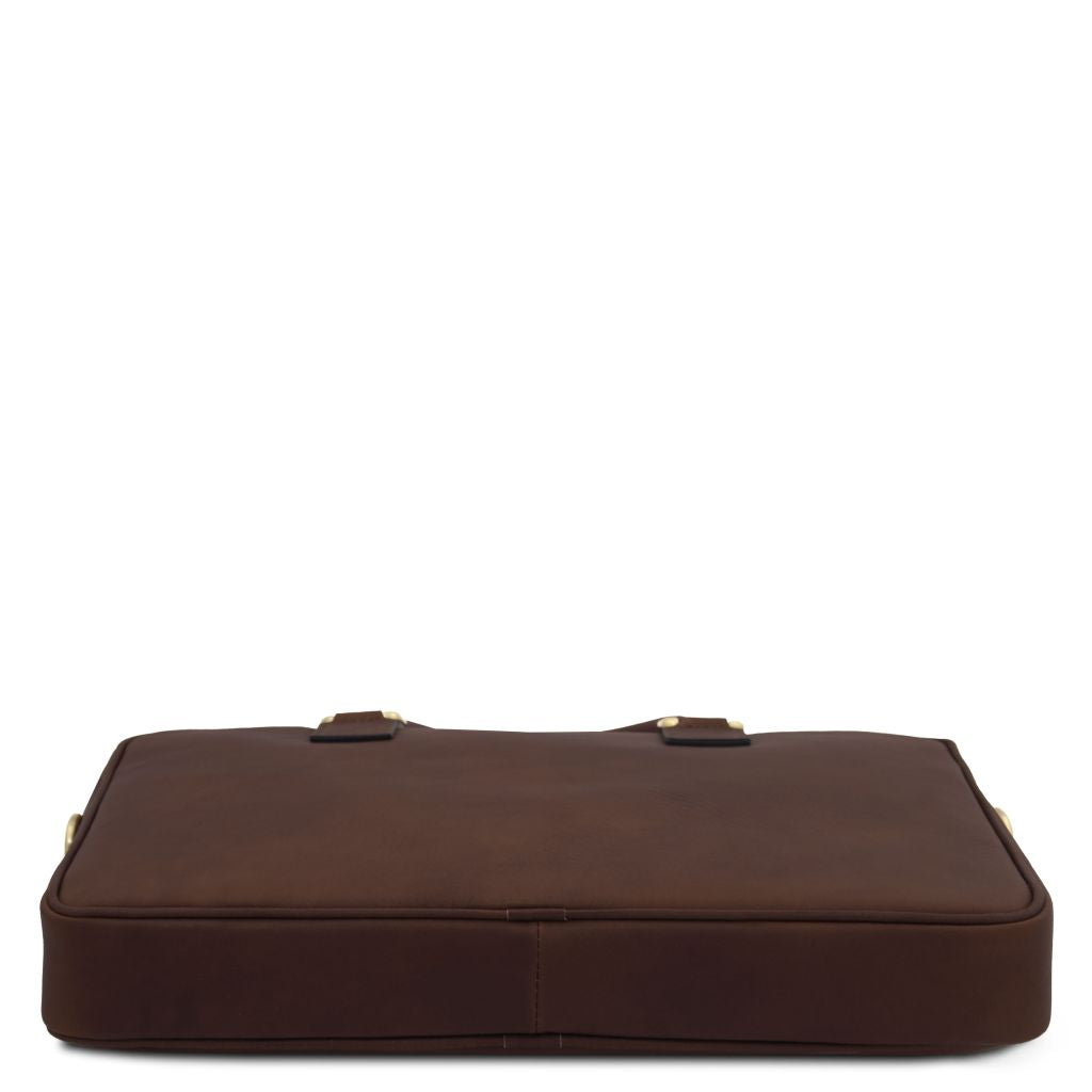 ferrara-leather-laptop-briefcase-tl142620 - Tummanruskea - kuva 4