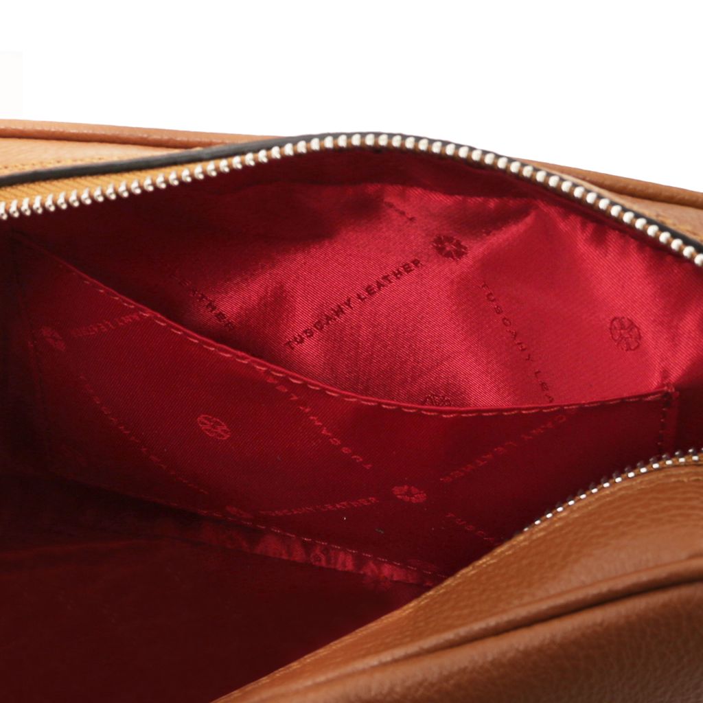 cubetto-leather-shoulder-bag-tl142499 - Konjakki - kuva 7