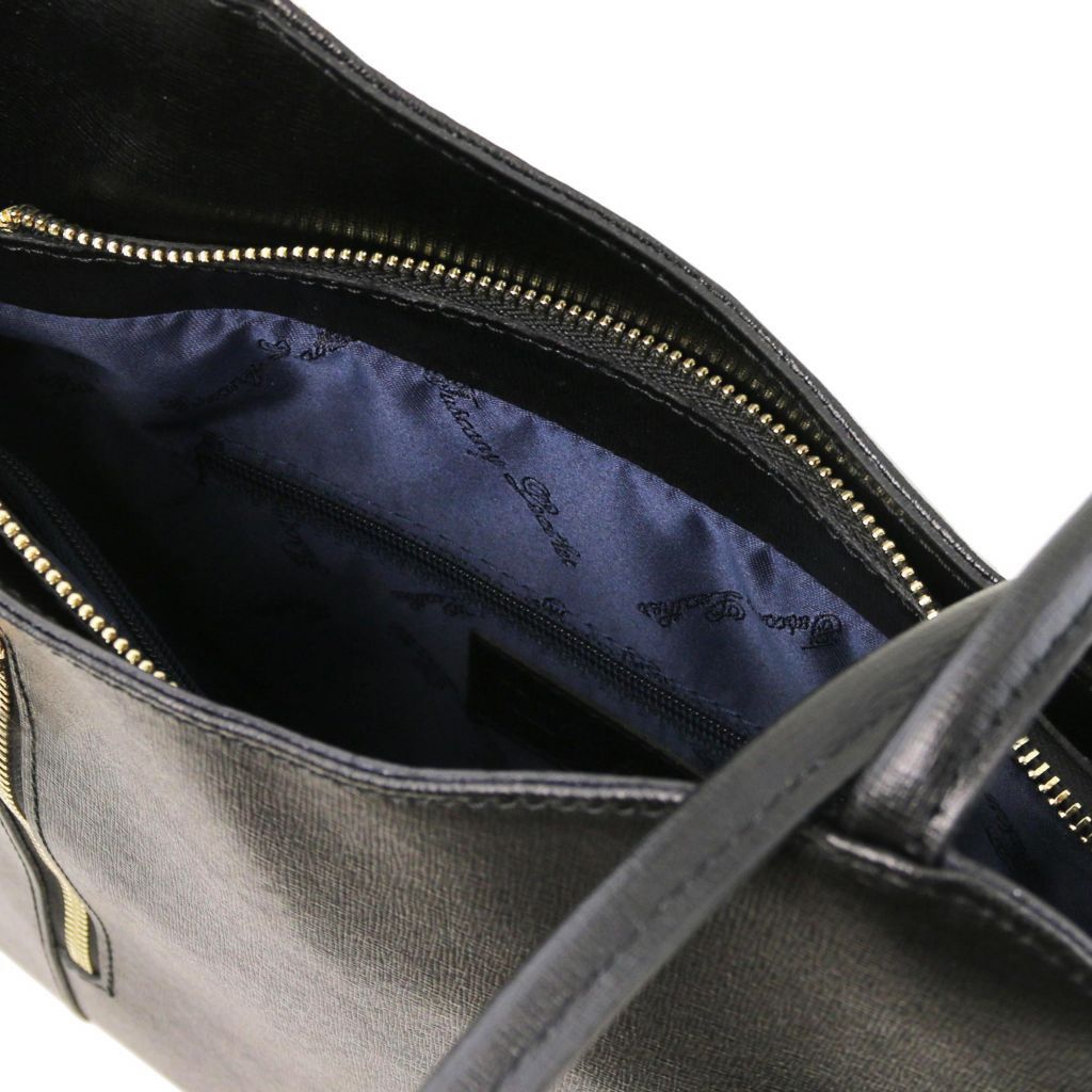 patty-saffiano-leather-convertible-backpack-shoulderbag-tl141455 - Musta - kuva 6