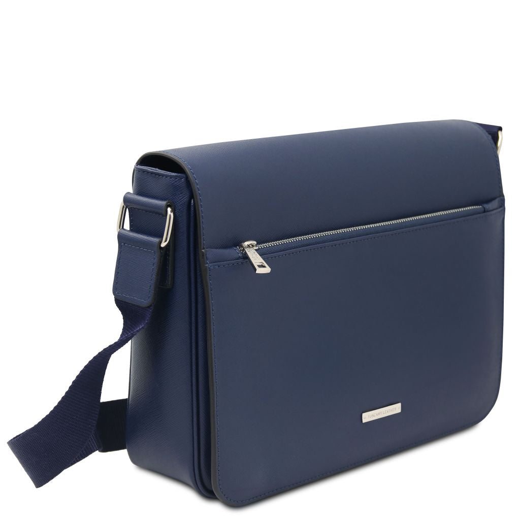 messenger-saffiano-leather-messenger-bag-tl142549 - Tummansininen - kuva 2