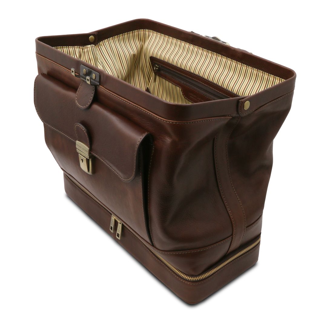 giotto-exclusive-double-bottom-leather-doctor-bag-tl142344 - Tummanruskea - kuva 7