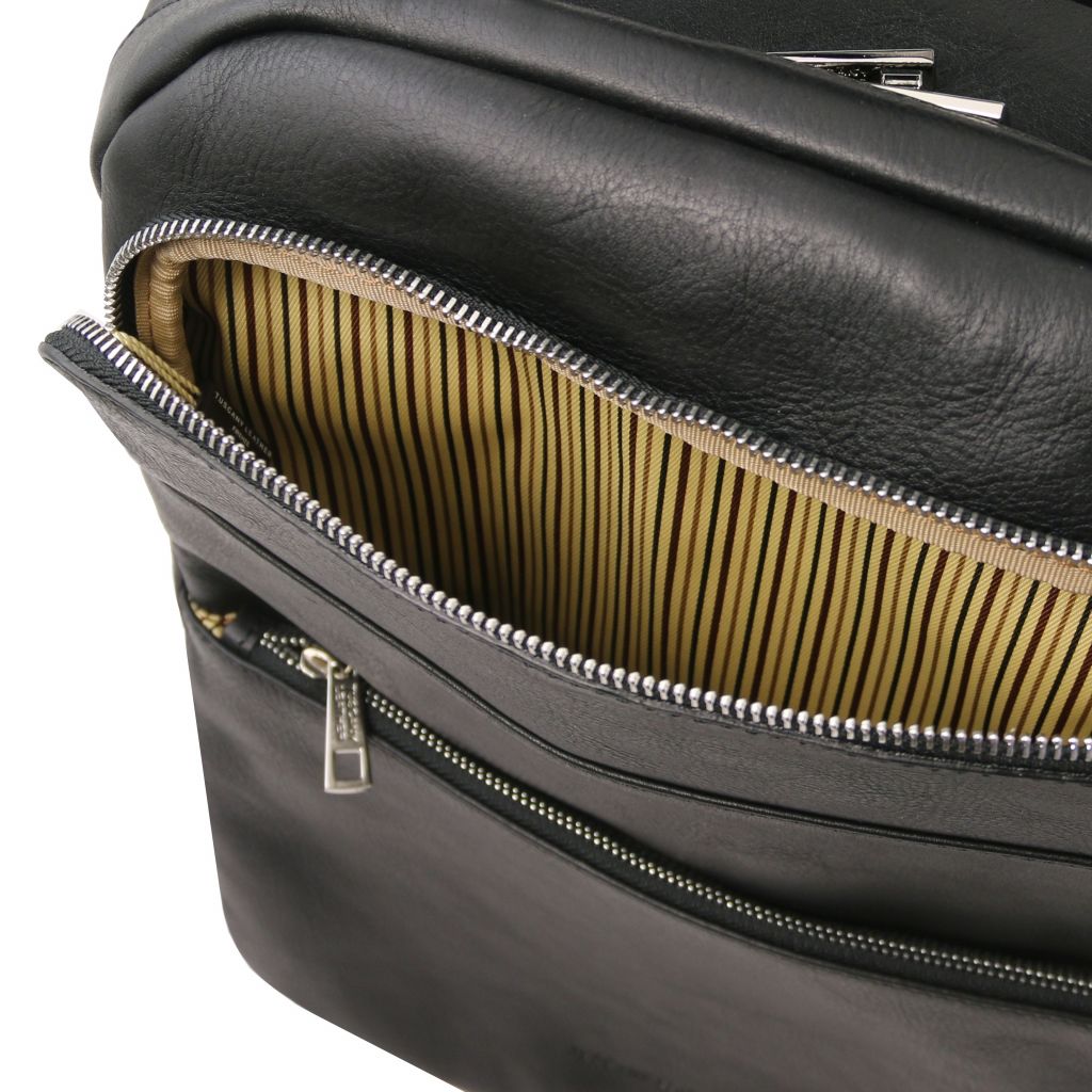 melbourne-leather-laptop-backpack-tl142205 - Musta - kuva 4