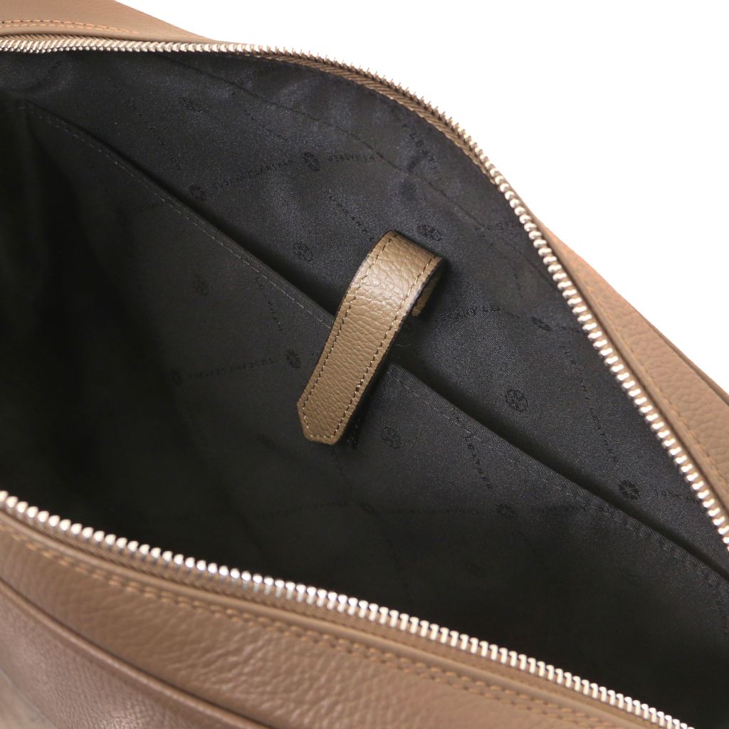 ferrara-leather-laptop-briefcase-tl142548 - Tumma taupe - kuva 6