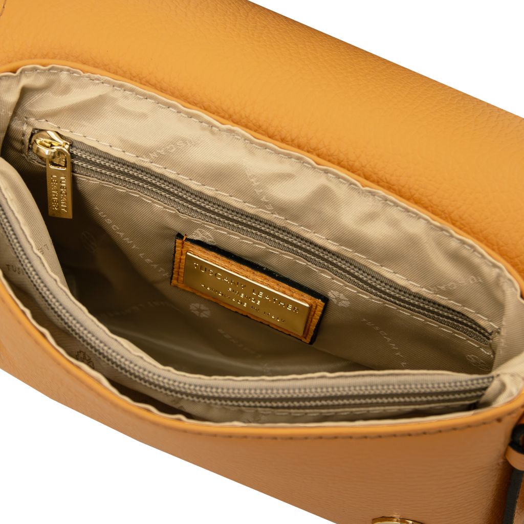 biscuit-soft-leather-shoulder-bag-tl142582 - Aprikoosi - kuva 5