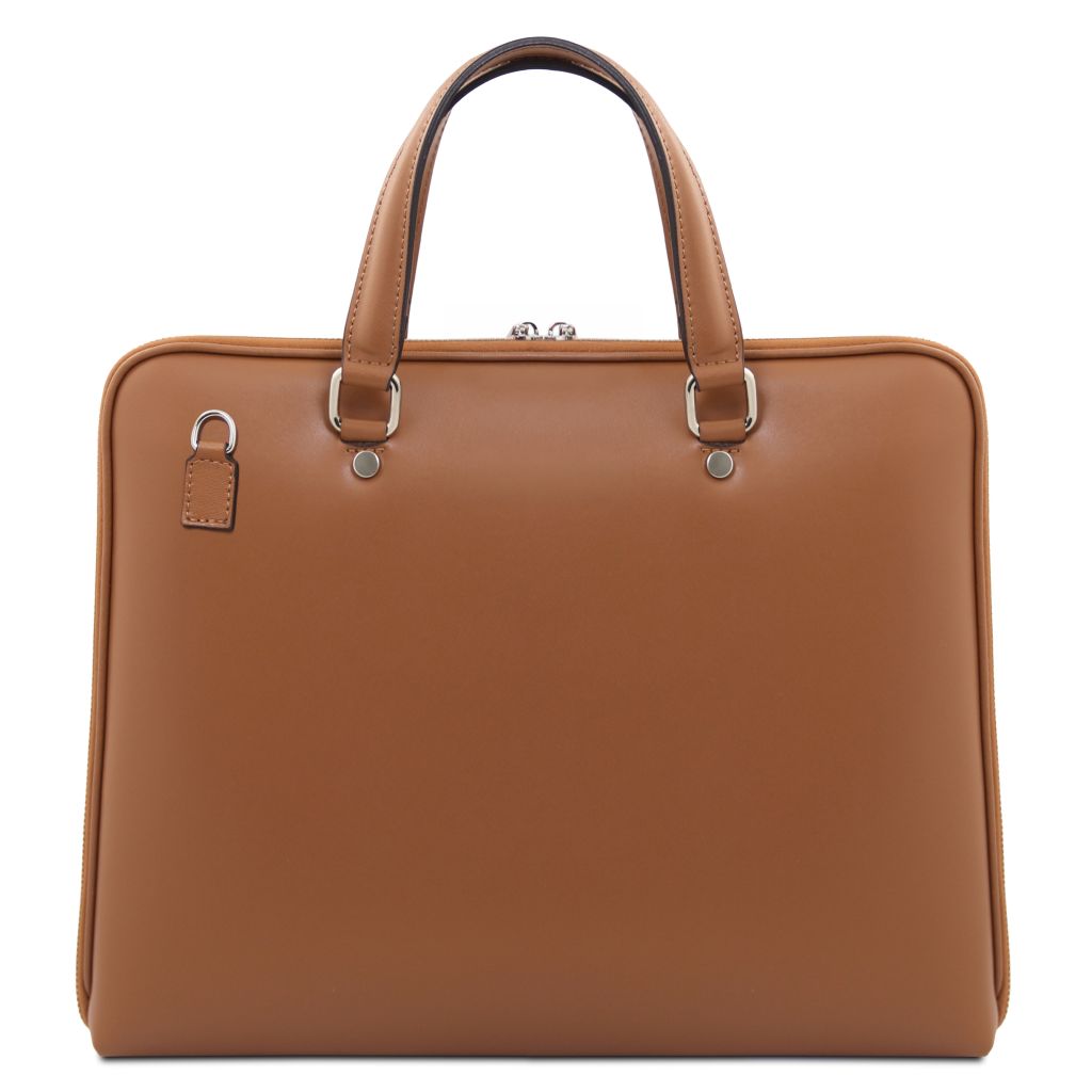 verona-saffiano-leather-business-bag-tl142547 - Konjakki - kuva 3