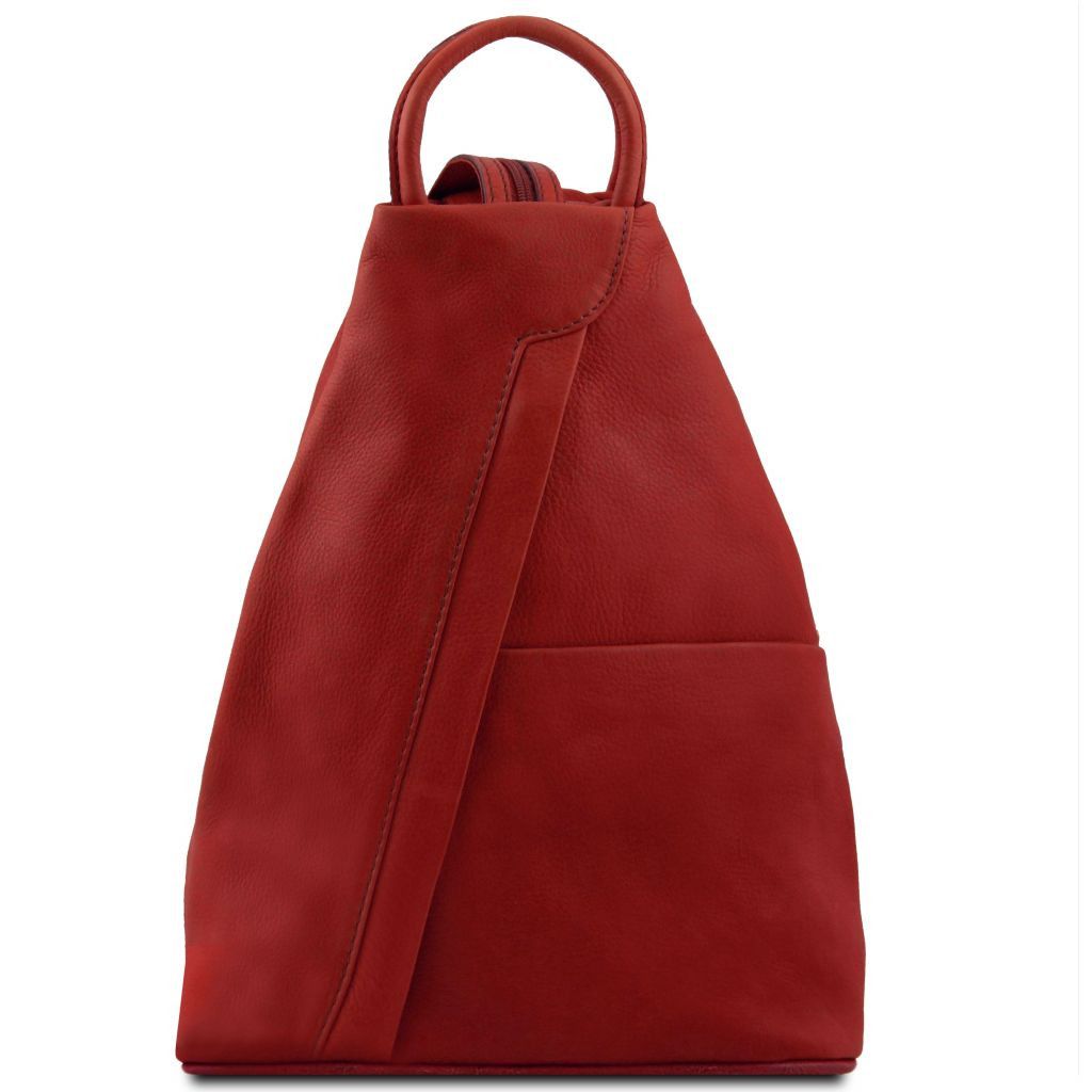 shanghai-soft-leather-backpack-tl140963 - Punainen