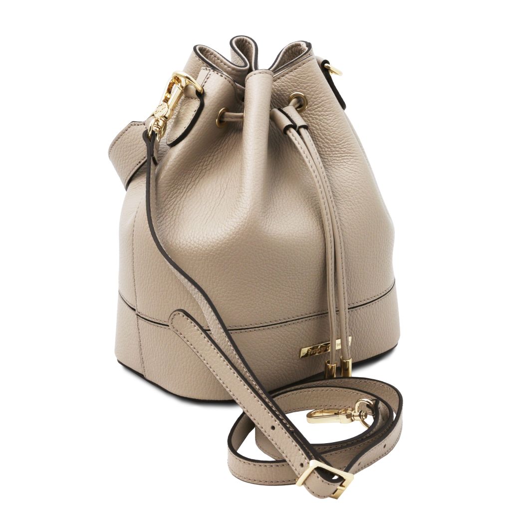 tl-bag-leather-bucket-bag-tl142146 - Vaalea taupe - kuva 2