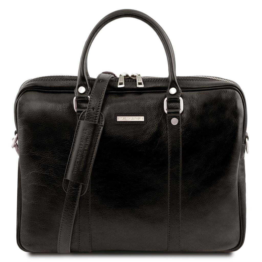prato-exclusive-leather-laptop-case-tl141283 - Musta