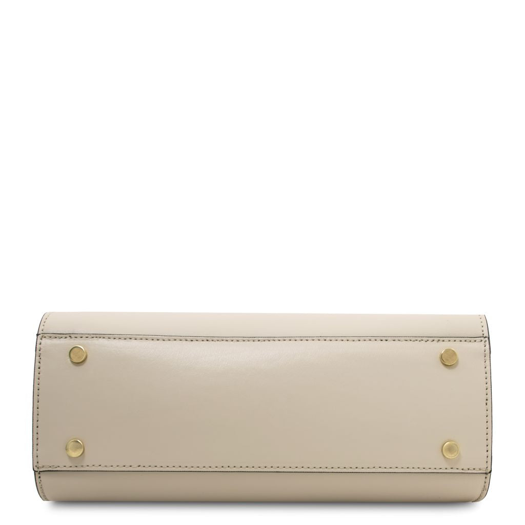 maisy-leather-tote-tl142459 - Beige - kuva 4