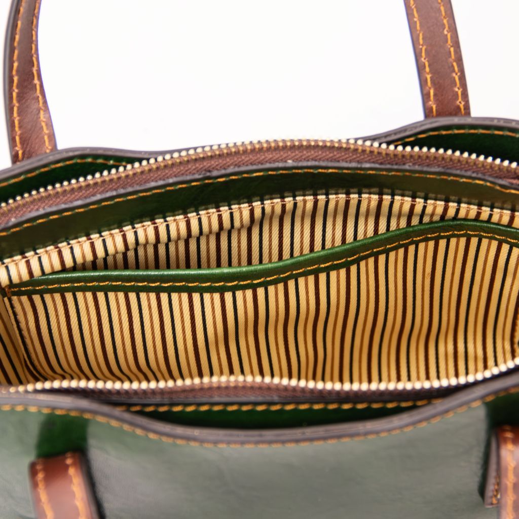 amelia-leather-tote-tl142406 - Vihreä - kuva 6