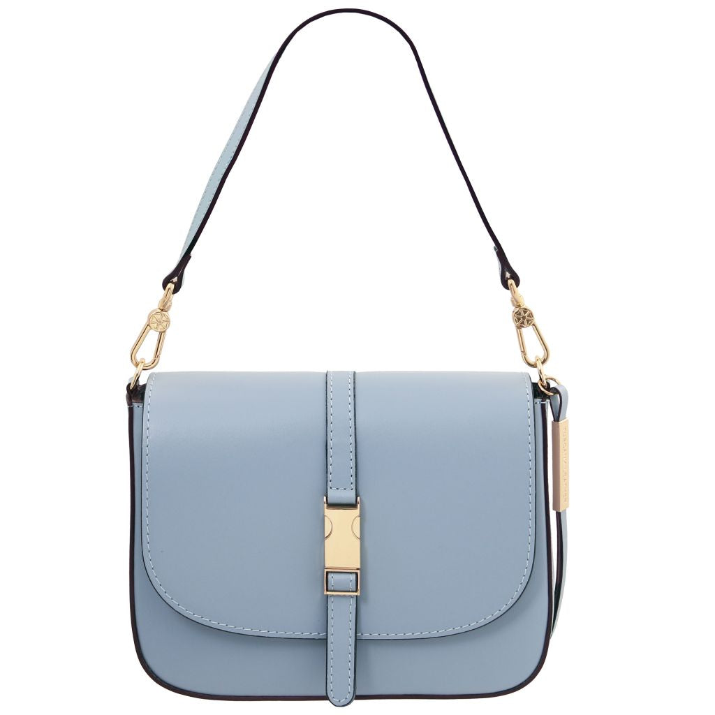 nausica-leather-shoulder-bag-tl141598 - Vaaleansininen