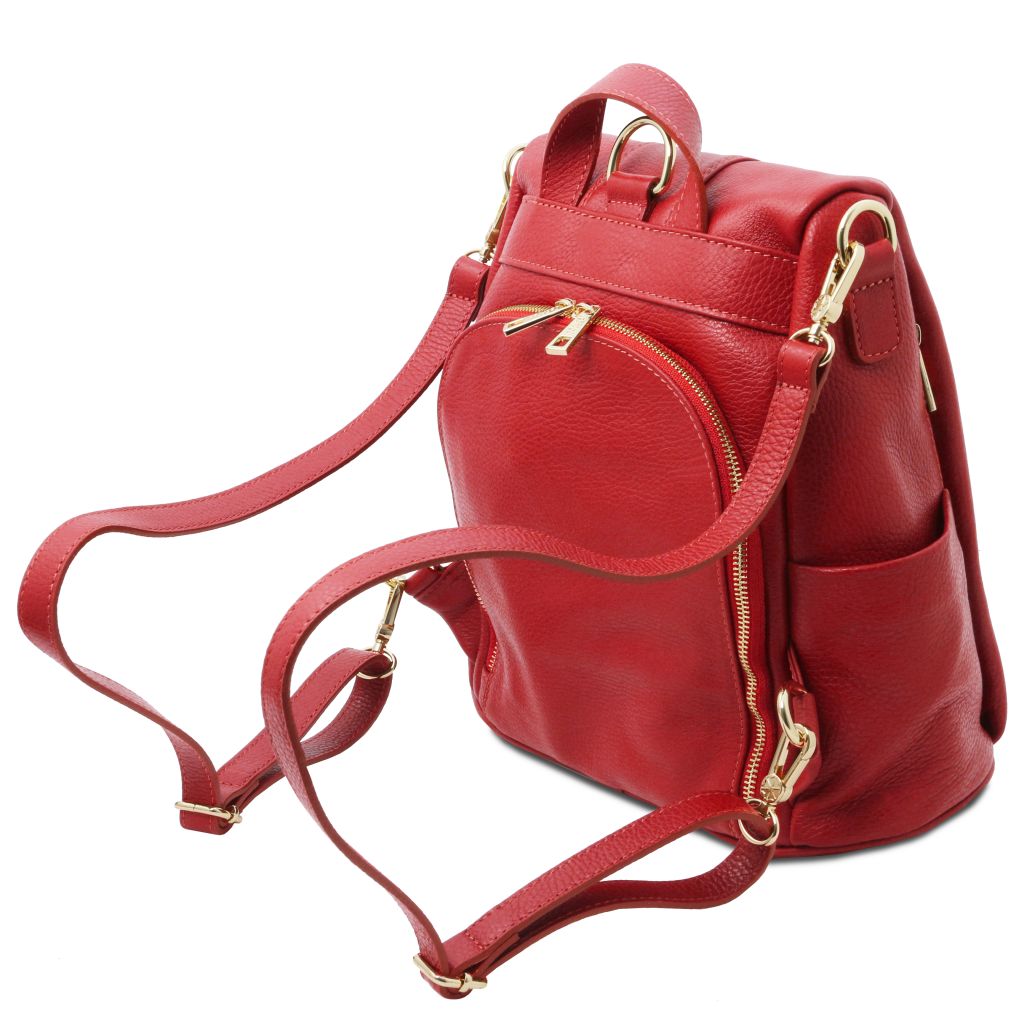 tl-bag-soft-leather-backpack-tl142138 - Huulipunainen - kuva 3