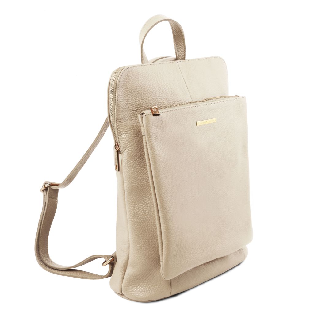 tl-bag-soft-leather-backpack-for-women-tl141682 - Beige - kuva 2