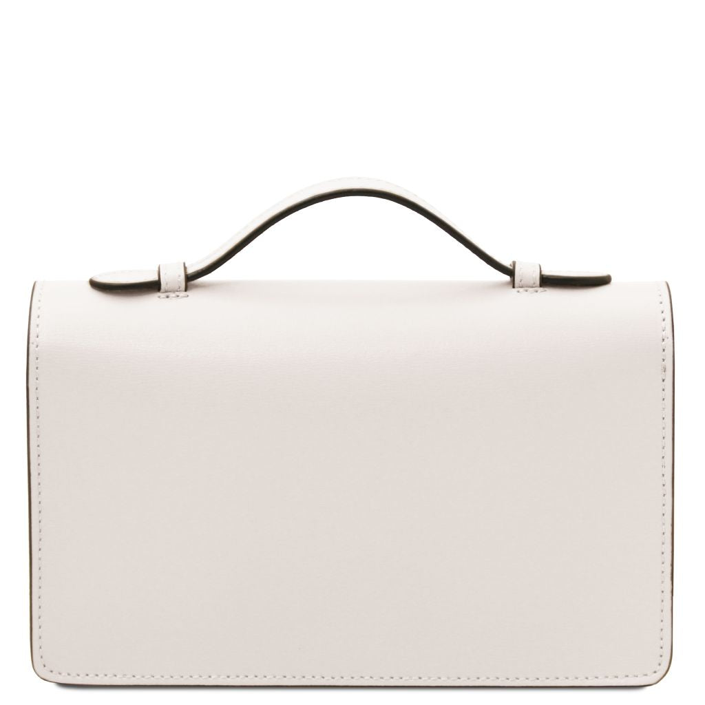 opera-leather-clutch-with-chain-strap-tl142505 - Valkoinen - kuva 3