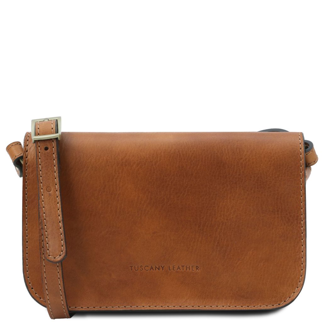 carmen-leather-shoulder-bag-with-flap-tl141713 - Luonnonväri