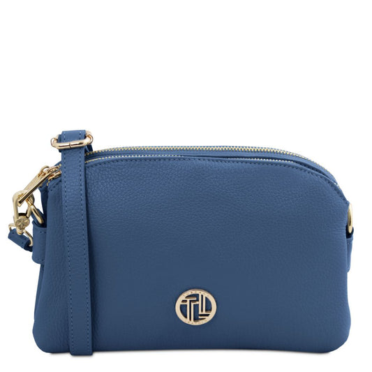 lily-soft-leather-shoulder-bag-tl142375 - Deniminsininen