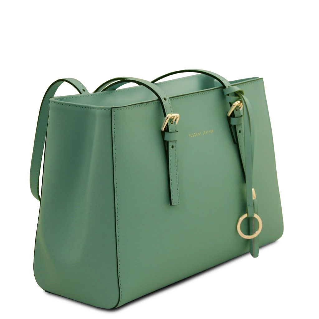 tl-bag-leather-shoulder-bag-tl142037 - Mintunvihreä - kuva 2