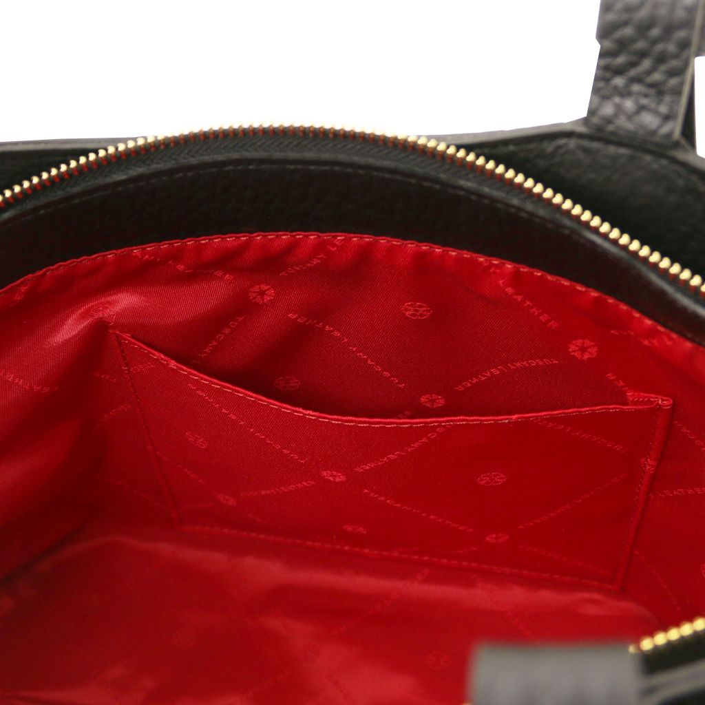 libra-leather-shoulder-bag-tl142580 - Musta - kuva 6