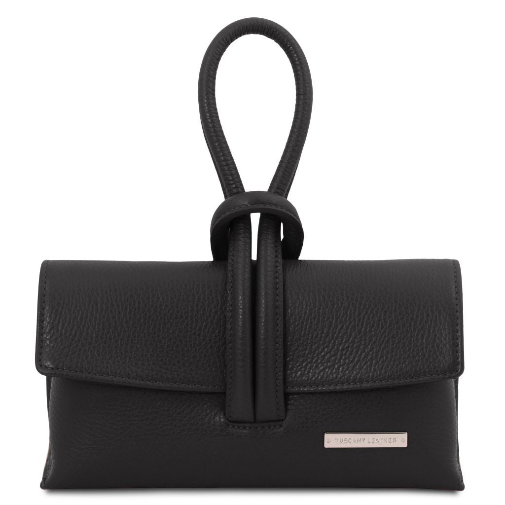 tl-bag-leather-clutch-tl141990 - Musta