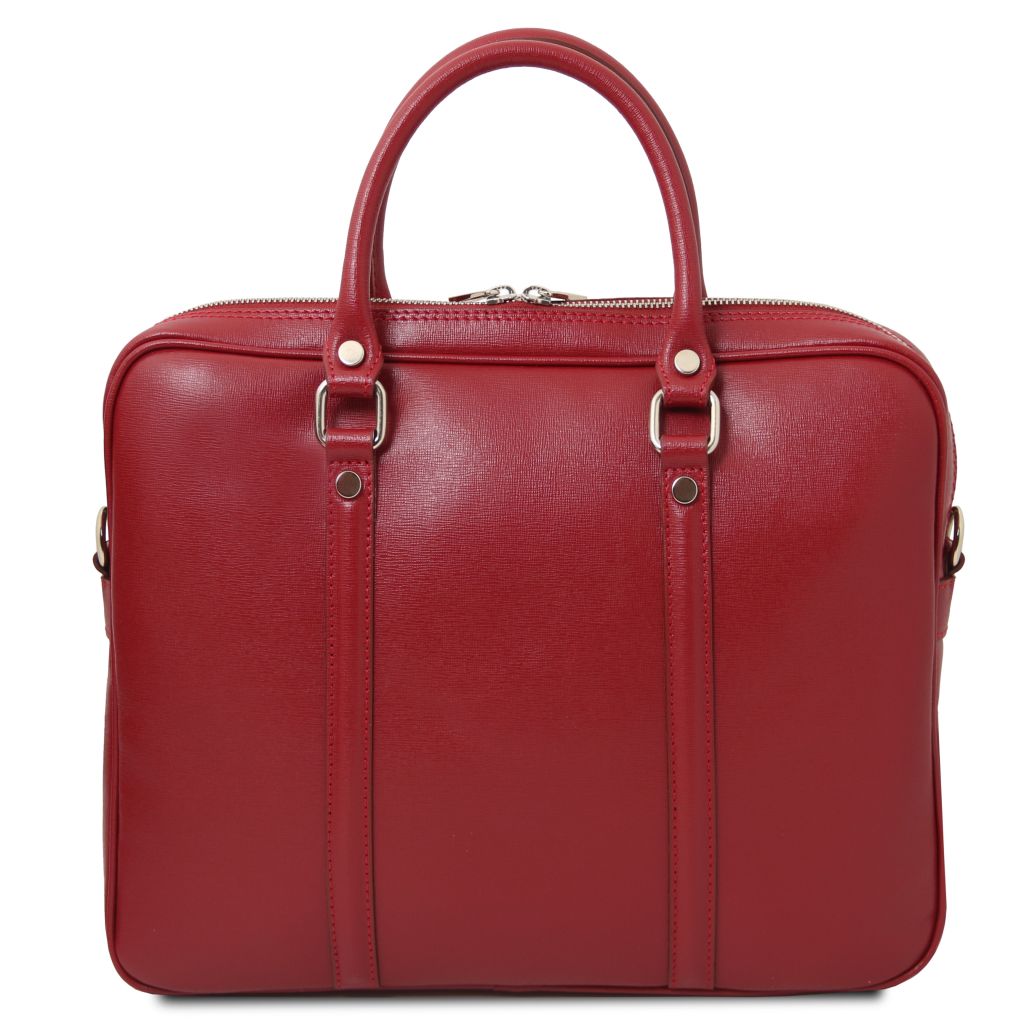 prato-exclusive-saffiano-leather-laptop-case-tl142453 - Punainen - kuva 3