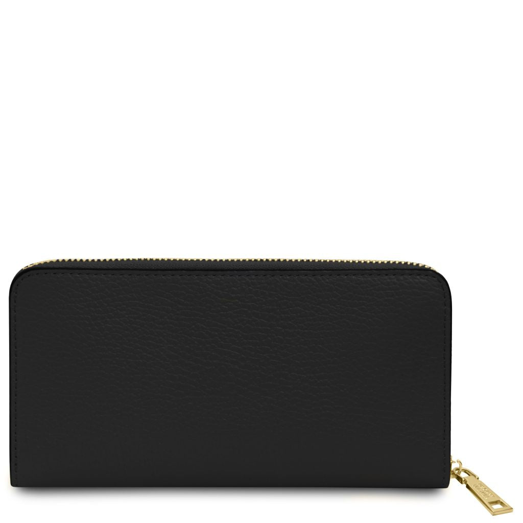 financier-exclusive-zip-around-leather-wallet-tl142485 - Musta - kuva 3