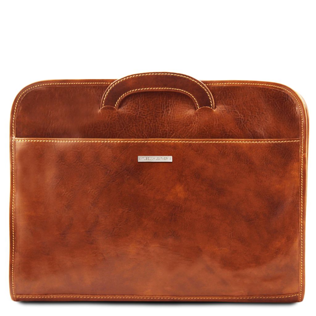 sorrento-document-leather-briefcase-tl141022 - Hunaja - kuva 2