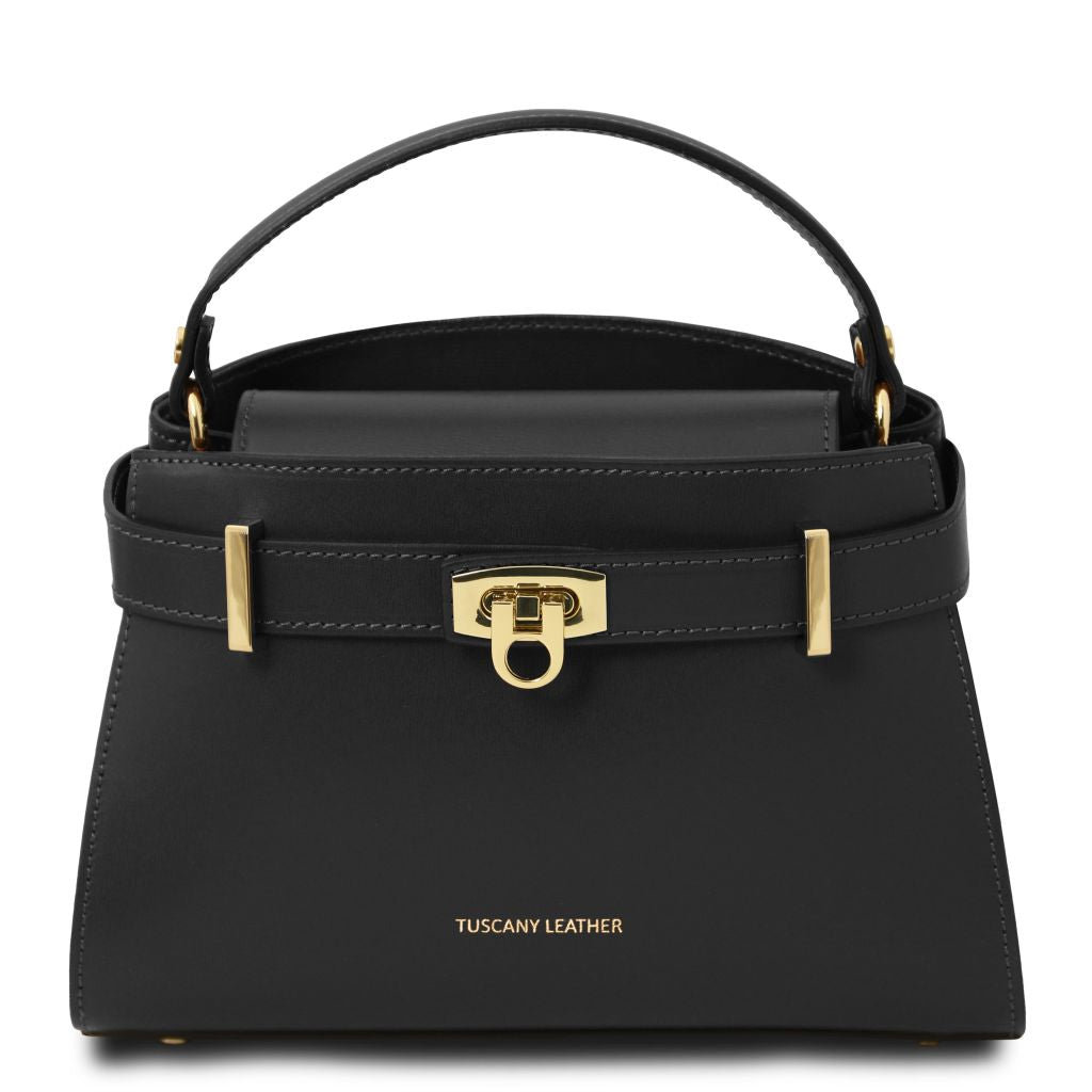 maisy-leather-tote-tl142459 - Musta