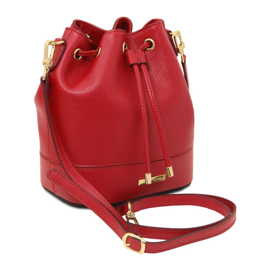 tl-bag-leather-bucket-bag-tl142146 - Huulipunainen - kuva 2
