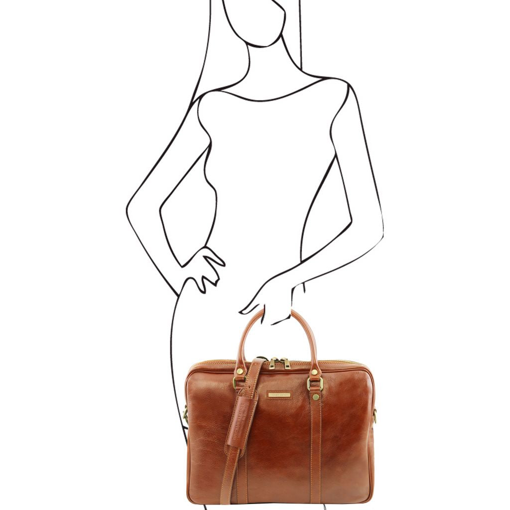 prato-exclusive-leather-laptop-case-tl141283 - Hunaja - kuva 2