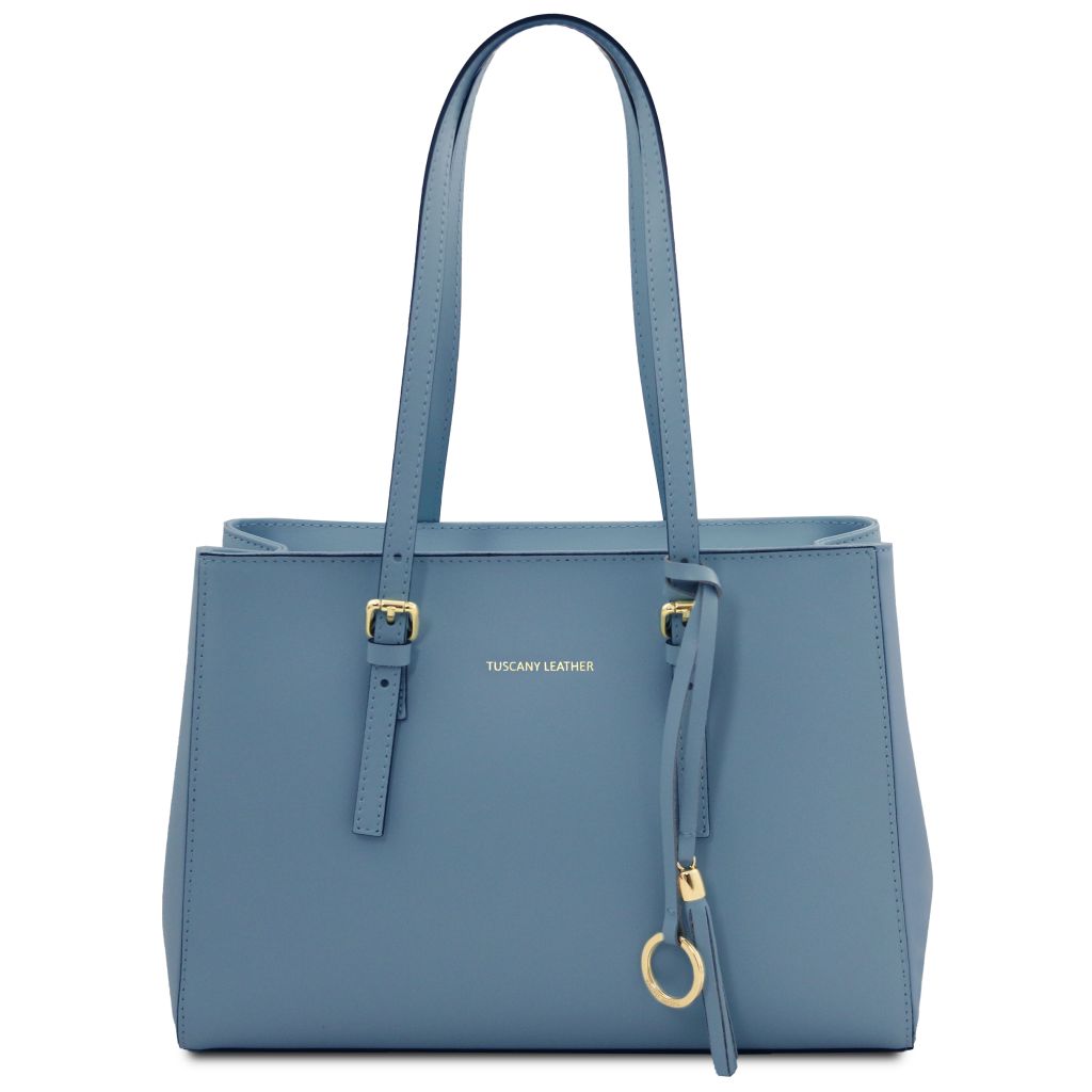 tl-bag-leather-shoulder-bag-tl142037 - Deniminsininen
