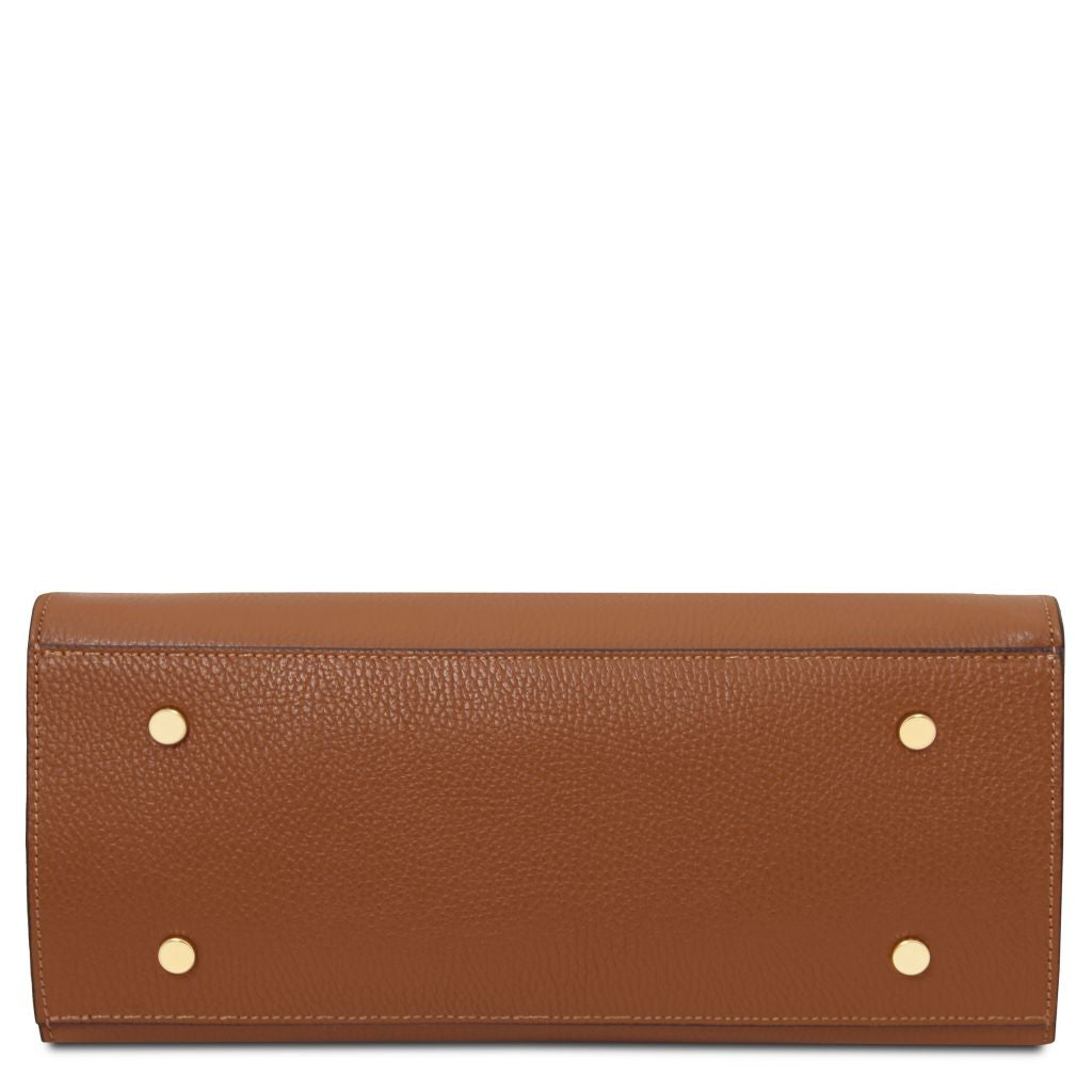 origami-leather-tote-tl142507 - Konjakki - kuva 4