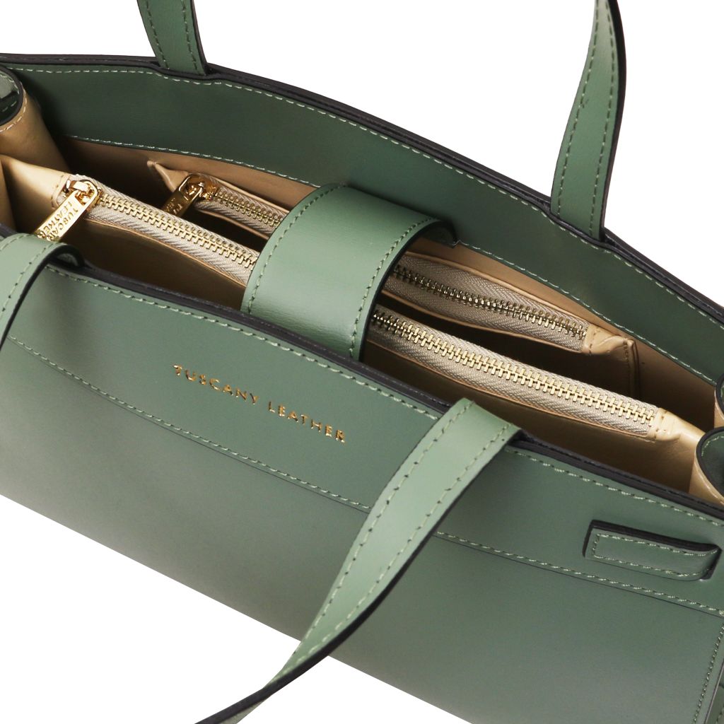 musa-leather-handbag-tl142560 - Mintunvihreä - kuva 5