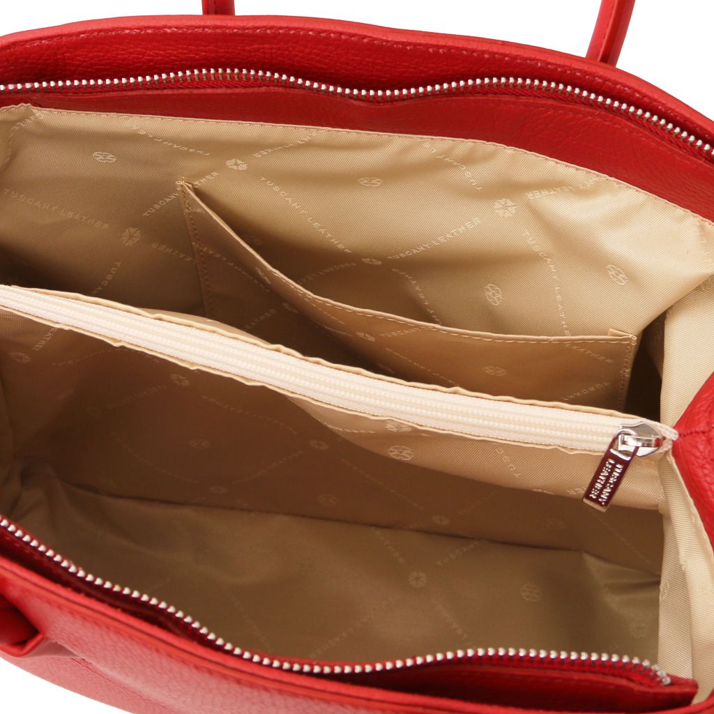 camelia-leather-handbag-tl141728 - Huulipunainen - kuva 5