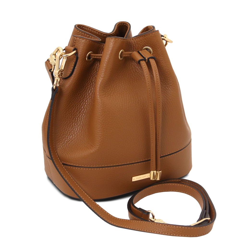 tl-bag-leather-bucket-bag-tl142146 - Konjakki - kuva 2
