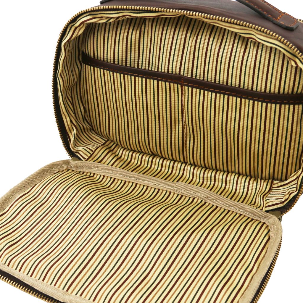 marvin-leather-toiletry-bag-tl142326 - Tummanruskea - kuva 5