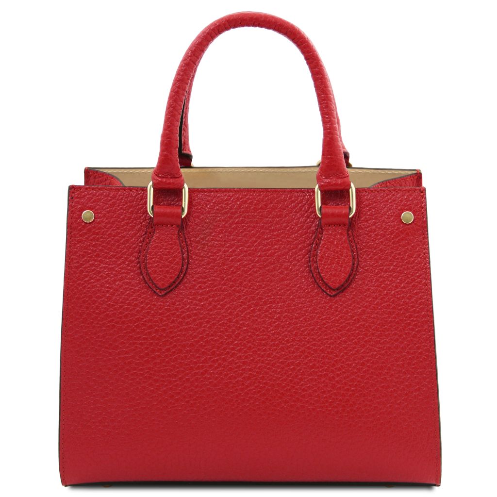 dama-leather-handbag-tl142565 - Huulipunainen - kuva 3