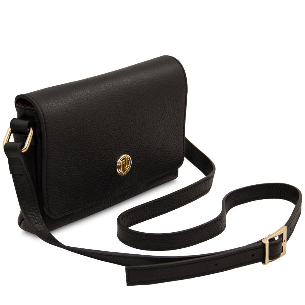 biscuit-soft-leather-shoulder-bag-tl142582 - Musta - kuva 2