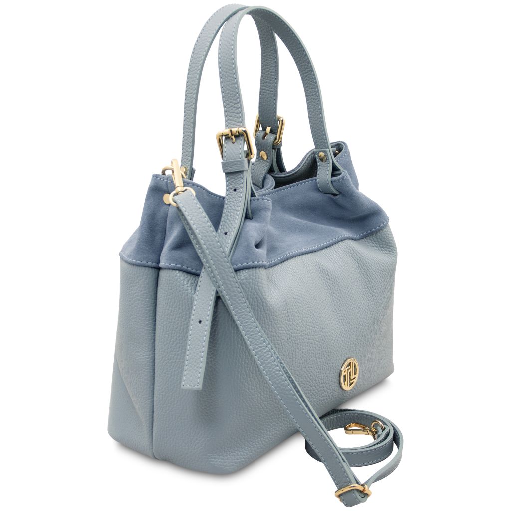 diade-soft-leather-shopping-bag-tl142587 - Vaaleansininen - kuva 2