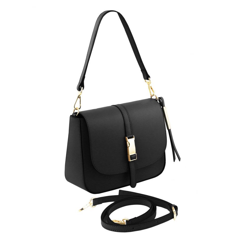 nausica-leather-shoulder-bag-tl141598 - Musta - kuva 2