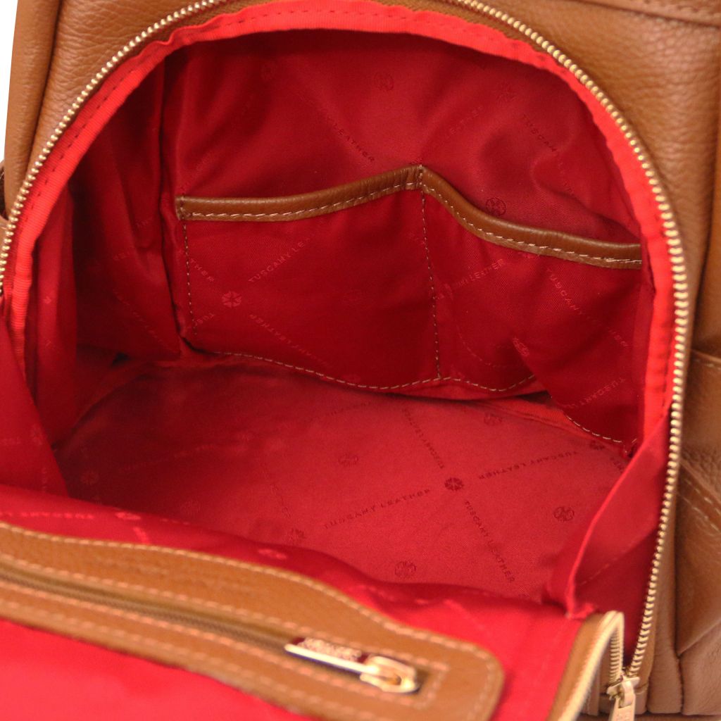 tl-bag-soft-leather-backpack-tl142138 - Konjakki - kuva 6