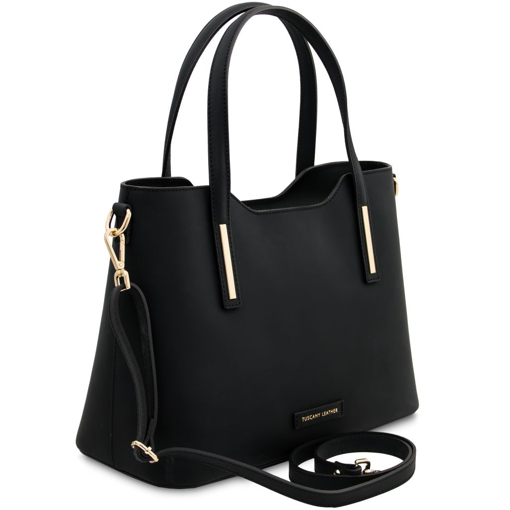 olimpia-leather-tote-tl142561 - Musta - kuva 2