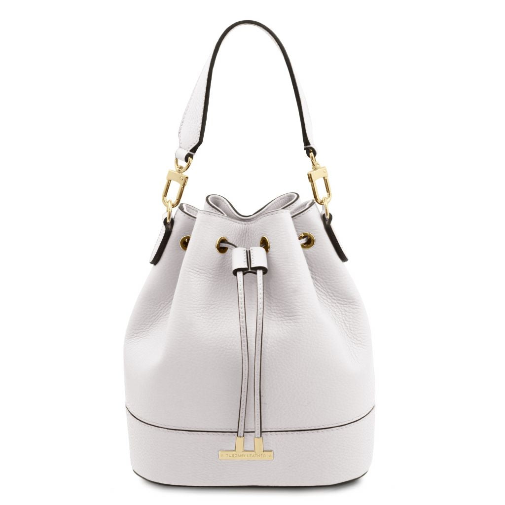 tl-bag-leather-bucket-bag-tl142146 - Valkoinen