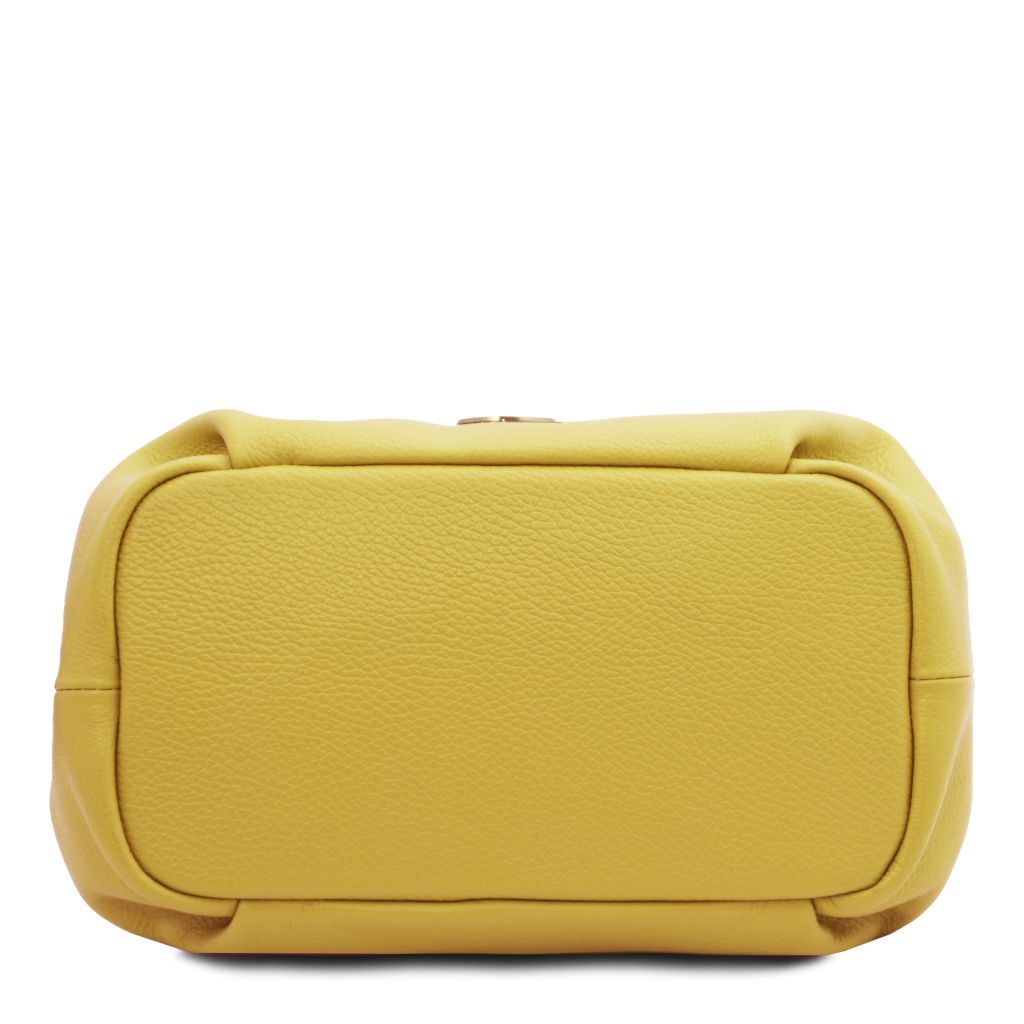 nora-soft-leather-handbag-tl142372 - Pastellinkeltainen - kuva 4