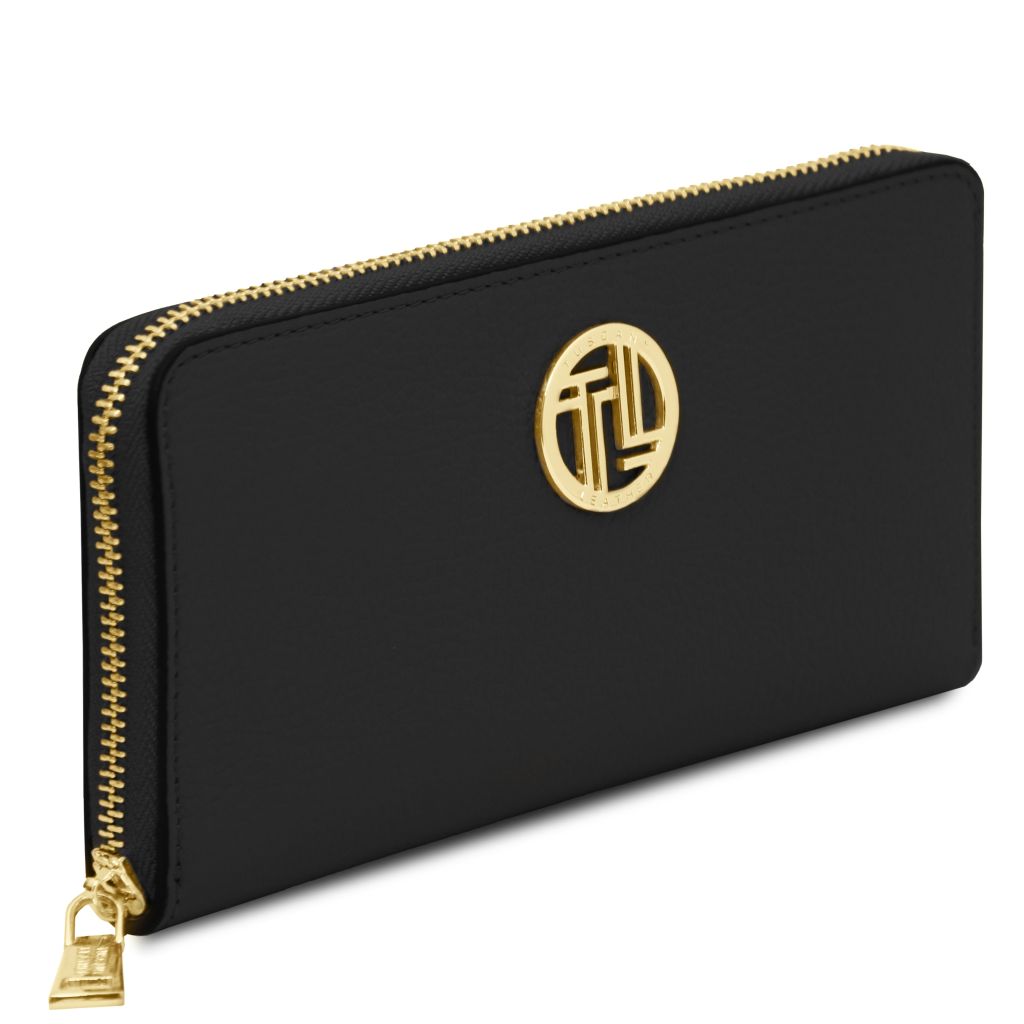 financier-exclusive-zip-around-leather-wallet-tl142485 - Musta - kuva 2