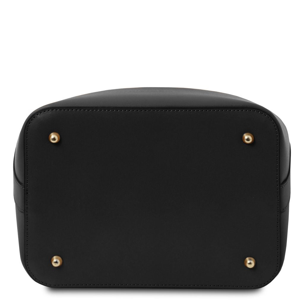 vittoria-leather-bucket-bag-tl141531 - Musta - kuva 3