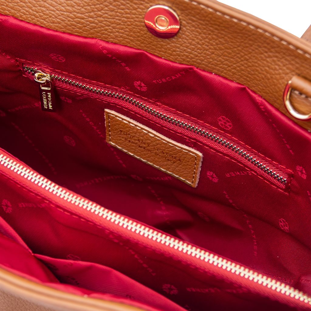 callie-soft-leather-shoulder-bag-tl142415 - Konjakki - kuva 7