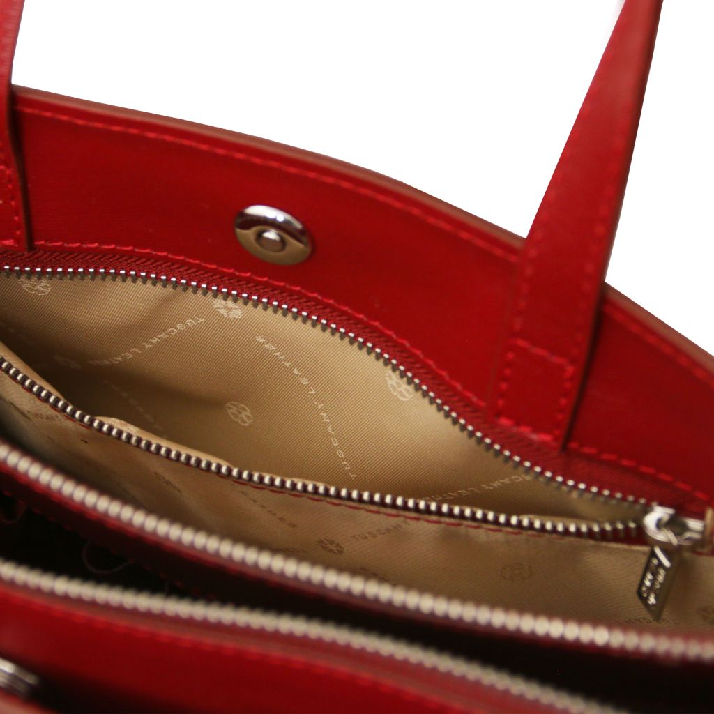 palermo-saffiano-leather-briefcase-3-compartments-for-women-tl141369 - Punainen - kuva 9