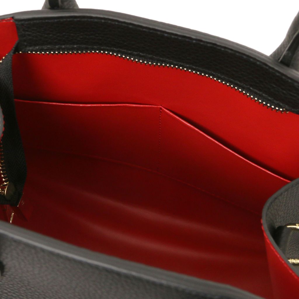 coccola-leather-handbag-tl142421 - Musta - kuva 7