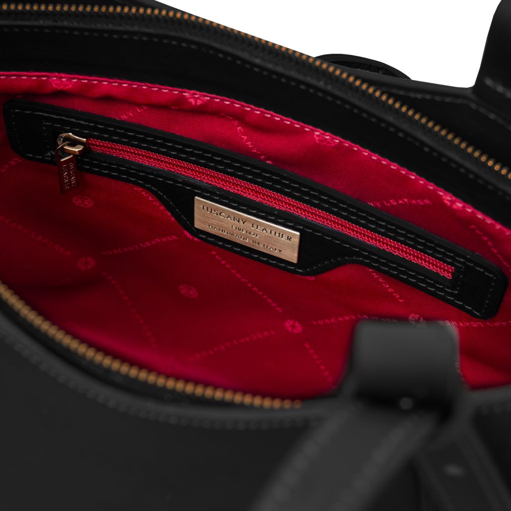 libra-leather-shoulder-bag-tl142562 - Musta - kuva 5